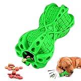 Juguete para perro para masticador agresivo, grande, mediano, casi indestructible, súper masticable, juguete de cumpleaños para perro (verde)