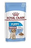 ROYAL CANIN HÚMEDO Medium Puppy Comida húmeda para Cachorros de Raza Mediana 10x140gr