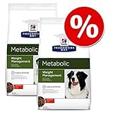 Hills Prescription Diet Metabolic Weight Management - Comida para perros con pollo (2 x 12 kg)