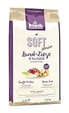 bosch HPC SOFT Senior Cabra y Patata | Alimento semi-húmedo para perros mayores | Perros nutricionalmente sensibles de todas las razas | Monoproteico | Sin cereales | 1 x 12,5 kg