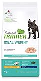 Natural Trainer Ideal Weight Small & Toy Comida para Perros Adultos Light en Grasa con Pavo - 7 kg