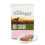 True Instinct No Grain - Nature's Variety - Terrina sin Cereales para Perros Medium-Maxi Adult con Salmón y Verduras - 8 x 300 gr