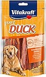 Vitakraft - Pure Duck, Snack para Perros de Carne de Pato en Tiras - 80 g