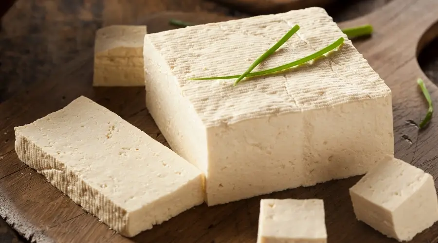 rebanadas de tofu